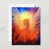 Phoenix Rising Briefkaart (Voorkant / Achterkant)