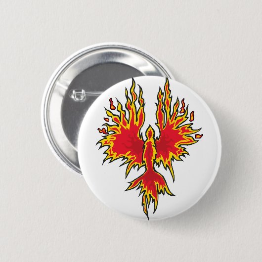 Phoenix Rising Button (Voorkant /achterkant)