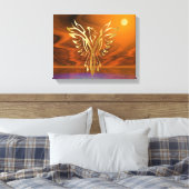 Phoenix Rising Canvas Afdruk (Insitu (Slaapkamer))