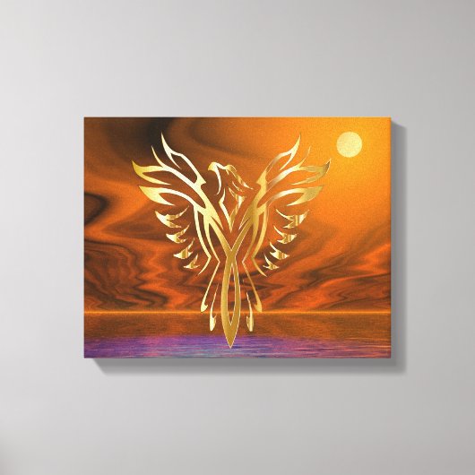 Phoenix Rising Canvas Afdruk (Voorkant)