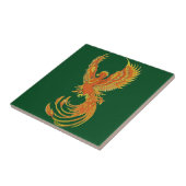 Phoenix Rising Ceramic Tegel Tegeltje (Zijkant)