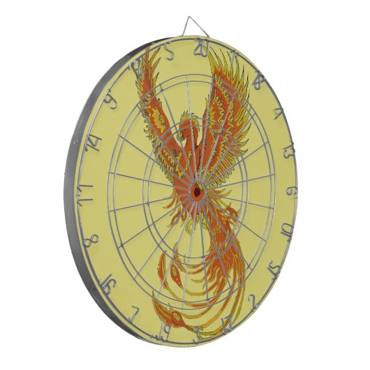Phoenix Rising Dart Board Dartbord (Voorkant Links)