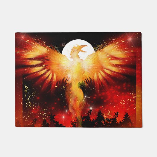 Phoenix Rising Doormat Deurmat (Voorkant)