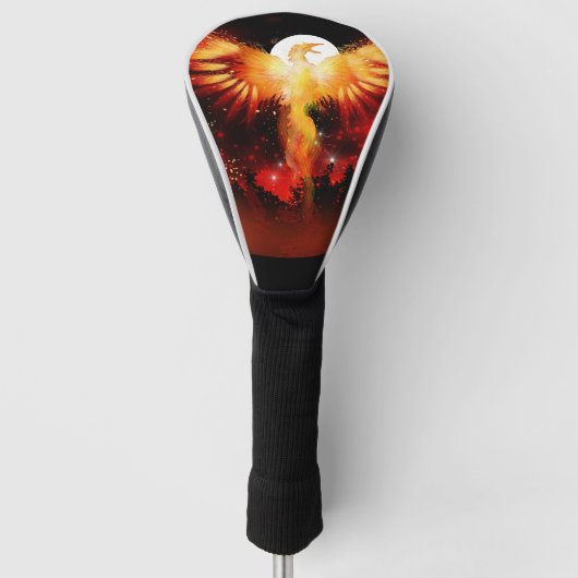 Phoenix Rising Driver Hoesje Golfheadcover (Voorkant)