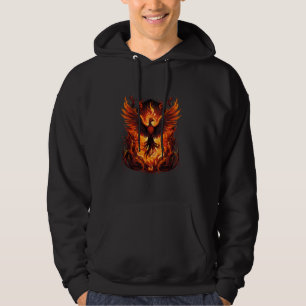 Phoenix Rising Fire Phoenix Vogel Mythische Vogel Hoodie