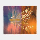 Phoenix Rising Fleece Blanket (Voorkant (Horizontaal))