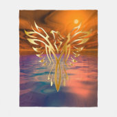 Phoenix Rising Fleece Blanket Deken (Voorkant)