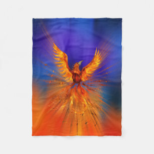 Phoenix Rising Fleece Deken