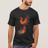 Phoenix Rising From Ashes Resurrection Rebirth New T-shirt (Voorkant)
