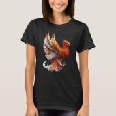 Phoenix Rising From Ashes Resurrection Rebirth New T-shirt (Voorkant)
