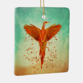 Phoenix Rising - Gemengde media Keramisch Ornament (Rechts)