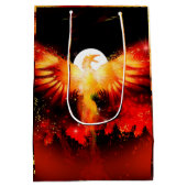 Phoenix Rising Gift Bag Medium Cadeauzakje (Achterkant)