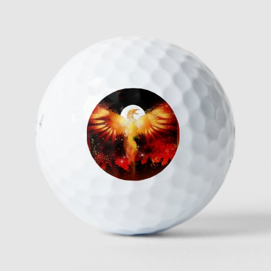 Phoenix Rising Golfbal Golfballen (Voorkant)