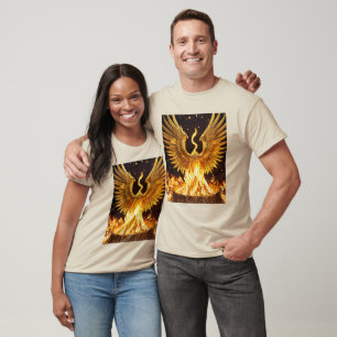 Phoenix Rising Graphic T-shirt: Verbrand uw stijl T-shirt