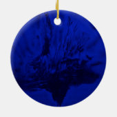 Phoenix Rising in Midnight Blue Keramisch Ornament (Achterkant)