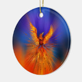 Phoenix Rising Keramisch Ornament (Links)