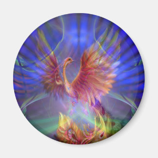 Phoenix Rising Koelkast Magnet Magneet