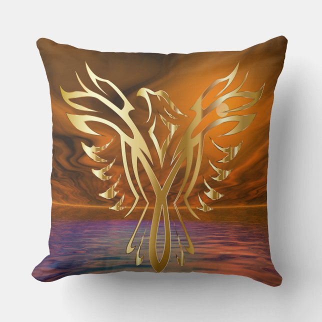 Phoenix Rising Kussen (Voorkant)