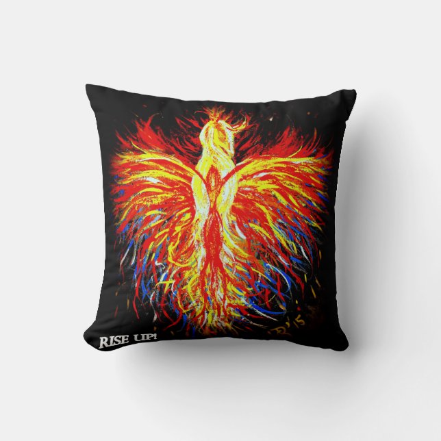 Phoenix Rising Kussen (Voorkant)