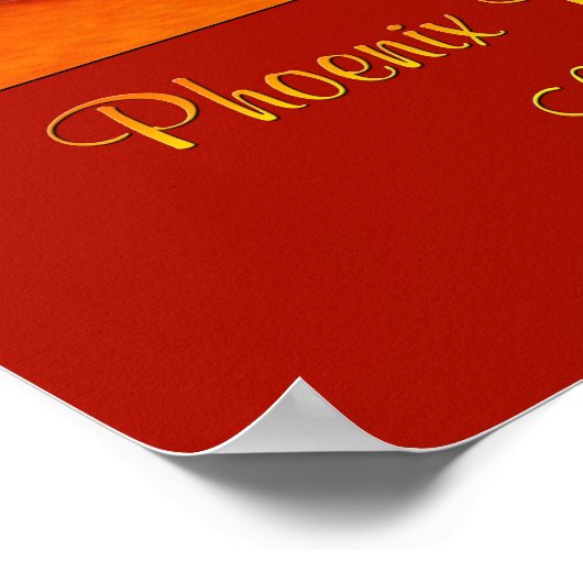 Phoenix Rising Lily Poster (Hoek)