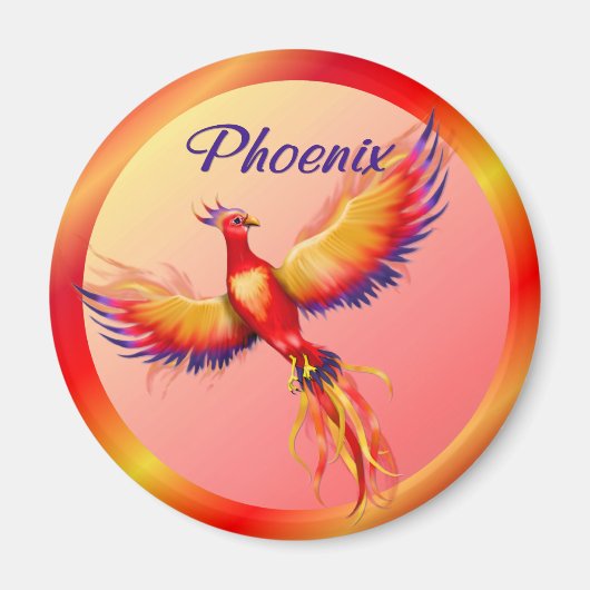 Phoenix Rising Magneet (Voorkant)