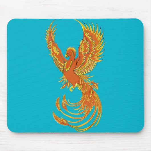 Phoenix Rising Mousepad Muismat (Voorkant)