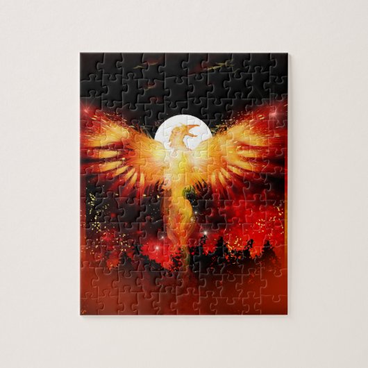 Phoenix Rising Puzzle Legpuzzel (Verticaal)