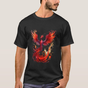 Phoenix Rising Rejuvenation Reborn Phoenix Mythica T-shirt