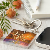 Phoenix Rising Sleutelhanger (Voorkant Rechts)