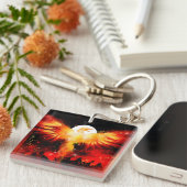 Phoenix Rising Sleutelhanger (Voorkant Rechts)