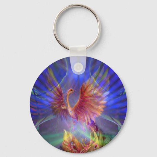 Phoenix Rising Sleutelhanger (Voorkant)