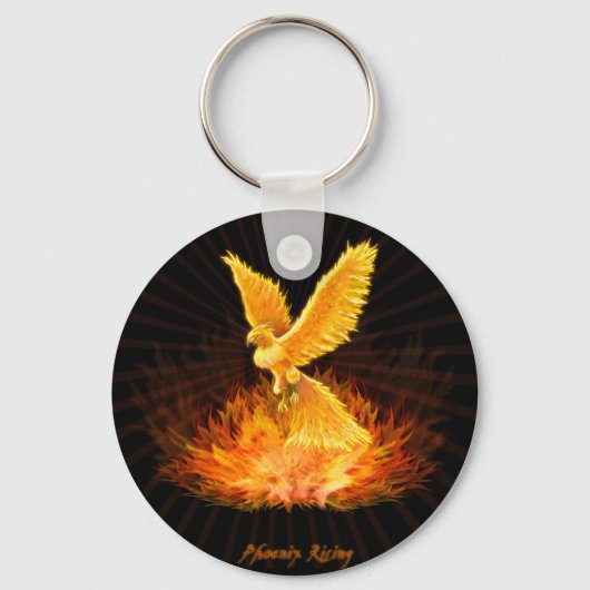 Phoenix Rising Sleutelhanger (Voorkant)