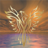 Phoenix Rising Sticker (Voorkant)