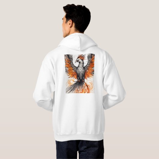 Phoenix Rising Sweat - shirt à capuche (Dos entier)