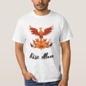 Phoenix Rising – Symbol of Strength and Renewal T-shirt (Voorkant)