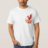 Phoenix Rising – Symbool van kracht en vernieuwing T-shirt (Voorkant)
