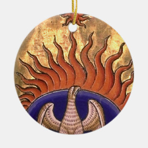 Phoenix Rising van de Ashes Keramisch Ornament