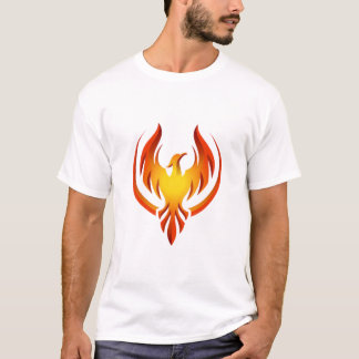 Phoenix Rising: Vet vuur-geïnspireerd grafisch T-s T-shirt