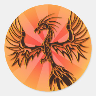 Phoenix Ronde Sticker