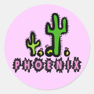 Phoenix Ronde Sticker