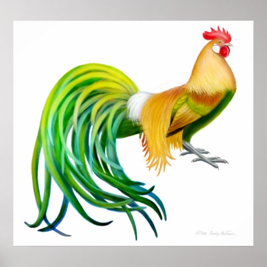 Phoenix Rooster Print (Voorkant)