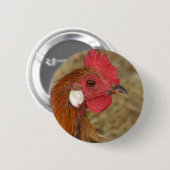 Phoenix Rooster Ronde Button 5,7 Cm (Voorkant /achterkant)