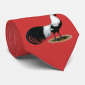 Phoenix: Silver Duckwing Rooster Stropdas (Opgerold)