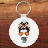 Phoenix Sketll Valley - Boop Messy Bun Sun Sketll Sleutelhanger (Voorkant)