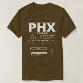 Phoenix Sky Harbor Int'l Airport PHX T-shirt