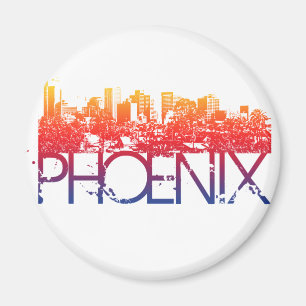 Phoenix Skyline Design Magneet