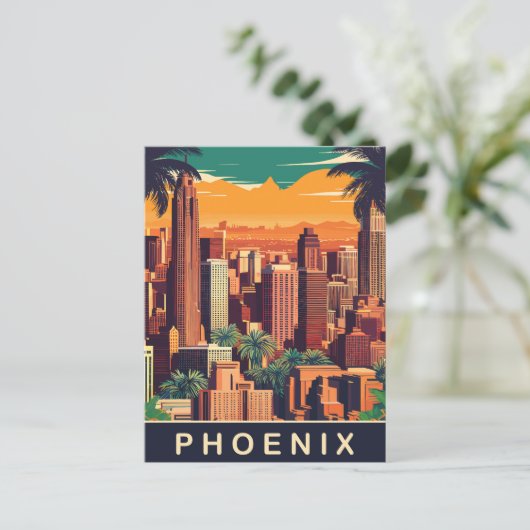 Phoenix Skyline, Reizen Briefkaart (Staand voorkant)