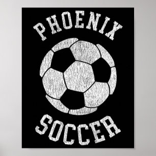 Phoenix Soccer Retro Vervuild 90's Vintage Poster