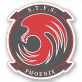 Phoenix Sticker (Voorkant)