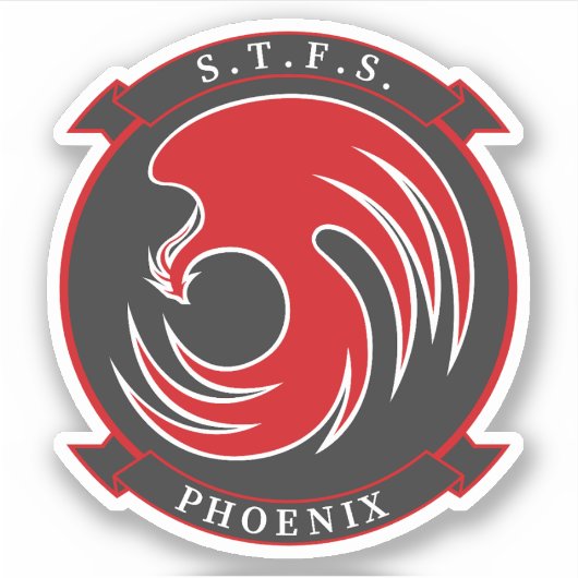 Phoenix Sticker (Voorkant)